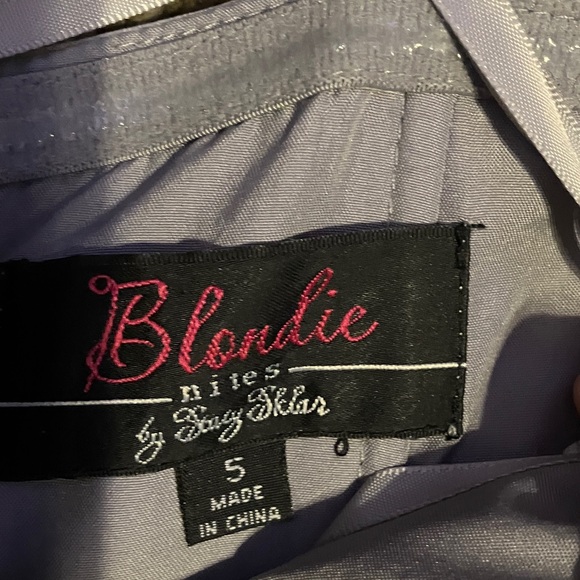 Blondie Nites Shimmering Silver Dress - Picture 2 of 2